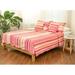 Red Barrel Studio® Austinburg Red/Pink Reversible Modern & Contemporary Quilt Set Microfiber/Cotton in Pink/Yellow | Queen | Wayfair