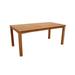 Rosecliff Heights Farnam Solid Wood Dining Table Wood in Brown/White | 29.5 H x 70 W x 35 D in | Outdoor Dining | Wayfair ROHE4596 40977839