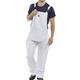 Click Cotton Drill Painter Bib & Brace Overall White - 48