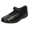 Start-rite Mary Jane Kids Shoes, Black Leather Girls School Shoes Sizes S10 - L4 (1 UK)