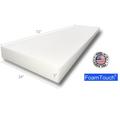 FoamTouch Upholstery Foam Cushion Medium Density 5 Height x 24 Width x 72 Length