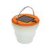 UST Spright Solar USB LED Lantern with Lithium Ion Battery ABS Plastic Orange SKU - 994701
