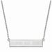 Women's Columbus Blue Jackets Sterling Silver Small Bar Necklace