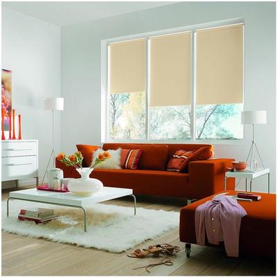 Büscher Sunlines Seitenzug-Rollo mit Energiespareffekt 102 x 180 cm gelb, 102x180 cm