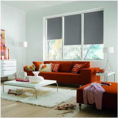 Büscher Sunlines Seitenzug-Rollo mit Lichtschutz grau, 142x180 cm