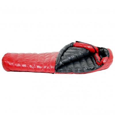 Western Mountaineering - AlpinLite - Daunenschlafsack Gr 200 cm Zip: Left Cranberry /Schwarz