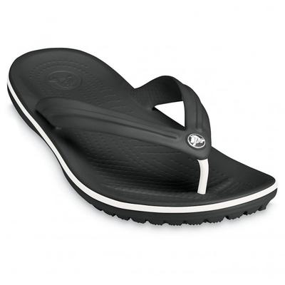 Crocs - Crocband Flip - Sandalen US M4 / W6 | EU 36-37 schwarz/grau