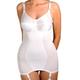 Silhouette Lingerie Open Corselette Shapewear with Suspenders/Garters (MX150) (38DD) White