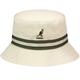 Kangol Stripe Lahinch Bucket Hat, Beige, Small