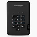 iStorage diskAshur2 HDD 5TB Black - Secure portable hard drive - Password protected - Dust & water resistant - Hardware Encryption