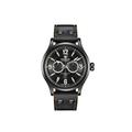 Swiss Military Mens Multi dial Quartz Watch with Leather Strap 06-4307.30.007