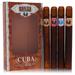 Cuba Gold For Men By Fragluxe Gift Set - Cuba Variety Set Includes All Four 1.15 Oz Sprays, Cuba Red