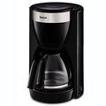 Tefal CM1808 Deflini Plus Glas-Kaffeemaschine mit Edelstahlelementen | 10-15 Tassen | 1000 W | schwarz