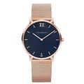 PAUL HEWITT Sailor Line Blue Lagoon - Rose Gold Stainless Steel Watch for Women with Rose Gold Meshband, Blue Dial