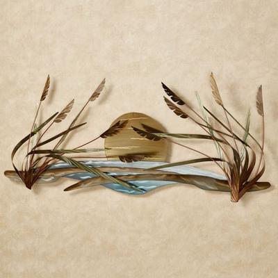 Coastal Breeze Wall Sculpture Multi Metallic , Multi Metallic