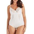 Maidenform Damen Pretty Collection-BodyBriefer with Lace Body, Elfenbein (Buttercream Ter), 38DD