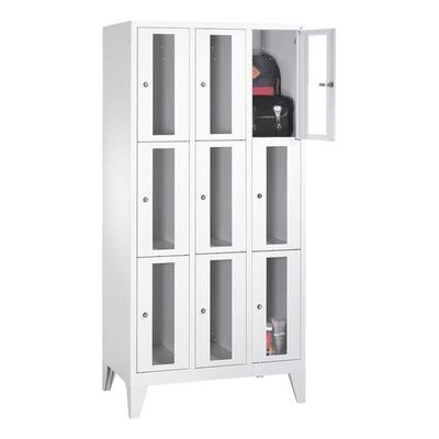 CP Fächerschrank »Classic A« grau, 90x185x50 cm