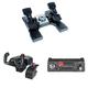 Logitech G Saitek PRO Flight Rudder Pedals + Logitech G Saitek PRO Flight Yoke System + Logitech G Saitek Pro Flight Switch Panel