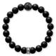 Thomas Sabo Unisex Bracelet Rebel at Heart Obsidian black 925 Sterling Silver A1085-023-11