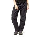 Berghaus Women's Hillwalker Waterproof Trousers, Durable, Comfortable Rain Pants, Black, 8 Short (29 Inches)