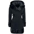 Hell Bunny Black Sarah Jane Coat XL - UK 16