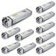 [10 Pack] 10Gb SFP+ SR Multimode Fibre Module 300-meter, 10GBase-SR LC Transceiver Compatible for Cisco SFP-10G-SR, Meraki, Mikrotik S+85DLC03D, Ubiquiti, Netgear, Zyxel,Qnap,Synology,D-Link and more