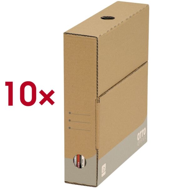 OTTO Office Budget Archivschachtel - 10 Stück braun Image
