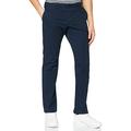 French Connection Men's Machine Gun Stretch Trousers, Blue (Marine Blue), W34/L33