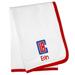 "White LA Clippers Personalized Baby Blanket"