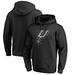 Men's Fanatics Branded Black San Antonio Spurs Gradient Logo Pullover Hoodie