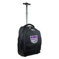 Black Sacramento Kings 19'' Premium Wheeled Backpack