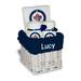 White Winnipeg Jets Personalized Small Gift Basket