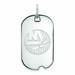 Women's New York Islanders Sterling Silver Small Dog Tag