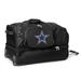 MOJO Dallas Cowboys Black 27'' 2-Wheel Drop Bottom Rolling Duffel Bag