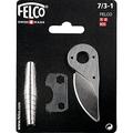 FELCO Ersatzteilsatz Nr. 7/3-1 mit Klinge/Werkzeug/Feder, Silber (Zubehör für Gartenscheren FELCO 7-8, 35 x 15 x 5 cm) FELCO 7/3-1