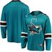 Men's Fanatics Branded Teal San Jose Sharks Breakaway Home Jersey