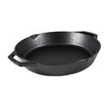 Lodge Pre-Seasoned Cast Iron Indoor and Outdoor Use. Induction Oven, Grill and Metal Utensil Safe Skillet Frying Pan with Dual Handles. Made in The USA. 30.4 cm/12 inch, Black, 12-Inch