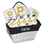 Newborn & Infant White Pittsburgh Pirates Personalized Large Gift Basket