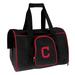 Black Cleveland Indians Small 16" Pet Carrier