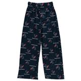 Houston Texans Youth All Over Print Lounge Pants - Navy Blue