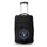 MOJO Black Milwaukee Brewers 21" Softside Rolling Carry-On Suitcase