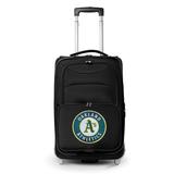 MOJO Black Oakland Athletics 21" Softside Rolling Carry-On Suitcase