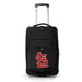 MOJO Black St. Louis Cardinals 21" Softside Rolling Carry-On Suitcase