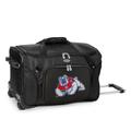 MOJO Black Fresno State Bulldogs 22" 2-Wheeled Duffel Bag