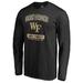 Men's Black Wake Forest Demon Deacons Campus Icon Long Sleeve T-Shirt