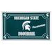 Michigan State Spartans Embossed Door Mat