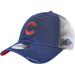 Men's New Era Royal Chicago Cubs Team Rustic 9TWENTY Trucker Adjustable Hat