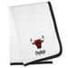 White Chicago Bulls Personalized Baby Blanket