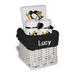 White Pittsburgh Penguins Personalized Small Gift Basket