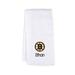 Infant White Boston Bruins Personalized Burp Cloth